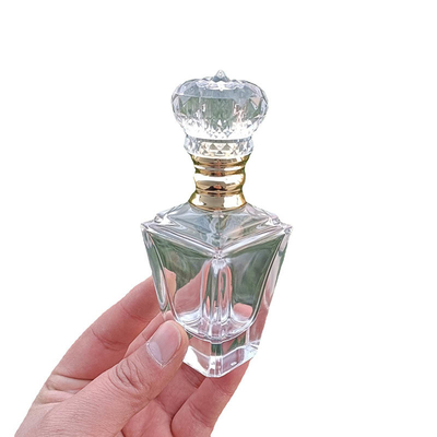 Customs Luxury Fancy Design Szklana butelka perfum 55 ml z opryskiwaczem z pompką