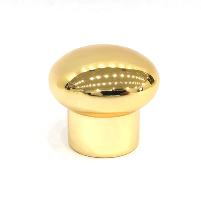 Klasyczne aluminiowe kapsle do perfum w kolorze złotym