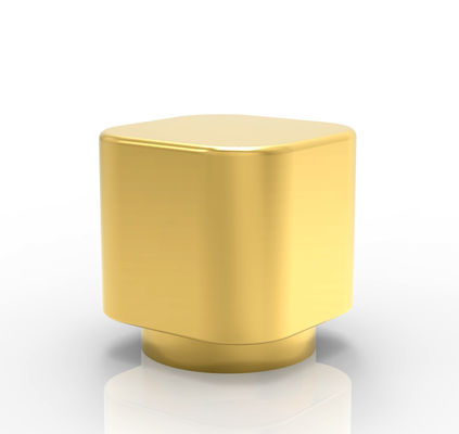 Zaprojektuj dostosowane złote nakrętki do butelek perfum Zamak na szyję Fea15