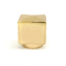 Kreatywny stop cynku złoty kształt kostki metalowa nakrętka na perfumy Zamac
