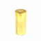 Klasyczna zakrętka do butelki perfum ze stopu cynku, złota, długa, w kształcie cylindra