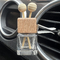 Klimatyzacja samochodowa Zacisk wylotu powietrza pojazdu Kwadratowe szkło z drewnianą nasadką