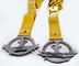 Stop cynku ISO 60 * 3 mm Błyszczące srebrne medale z miękkiej emalii