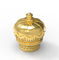 Złoty kolor Nowy projekt Kapsel na perfumy Kształt korony Materiał Zamak