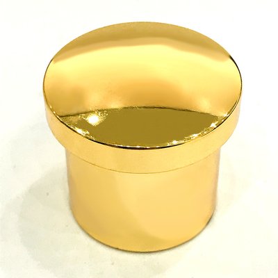 Aluminiowe kapsle na perfumy w klasycznym złotym kolorze Zamak
