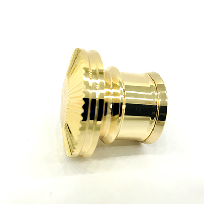 Niestandardowe aluminiowe kapsle do perfum w kolorze klasycznego złota Zamak