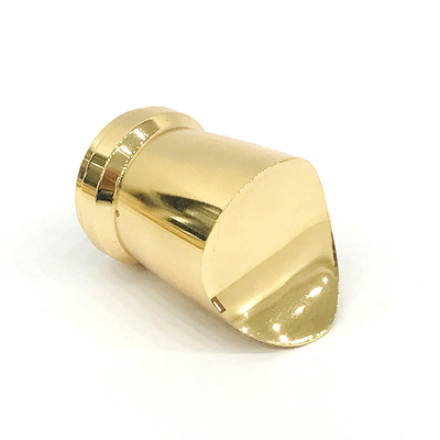 Kreatywny stop cynku pozłacany kształt cylindra metalowa nakrętka na perfumy Zamac