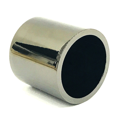 Klasyczny metalowy zakrętka do butelki perfum Zamac w kształcie czarnego cylindra