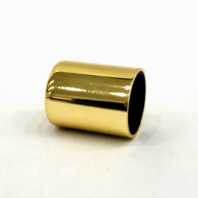 Klasyczna gorąca sprzedaż Stop cynku Złoty kształt cylindra Metalowa zakrętka do perfum Zamac