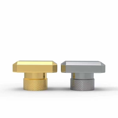 kupować Kwadratowy kształt metalowej butelki perfum Zamac Caps Luxury Creative Universal Fea 15Mm online manufacture