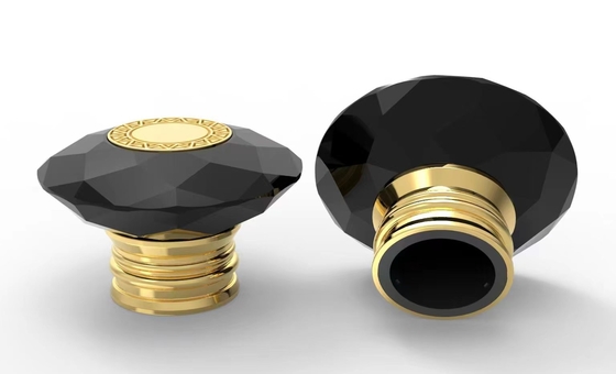 kupować Okrągłe metalowe kapsle na perfumy Zamac Luksusowe kreatywne uniwersalne Fea 15 mm online manufacture