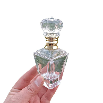 kupować Customs Luxury Fancy Design Szklana butelka perfum 55 ml z opryskiwaczem z pompką online manufacture