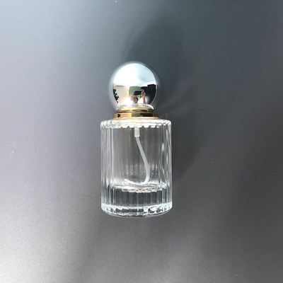 kupować 30ML wysokiej klasy butelka na perfumy zakrętka kulkowa przenośna pionowa szklana butelka na perfumy sub butelka kosmetyki butelka z rozpylaczem pusta butelka online manufacture