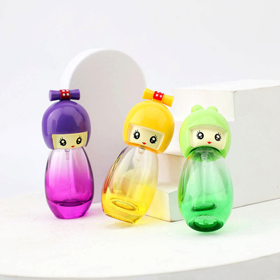 kupować Exquisite Cartoon stopniowa szklana butelka na perfumy śruba usta szklana butelka podróż przenośna pakowana szklana butelka na perfumy online manufacture