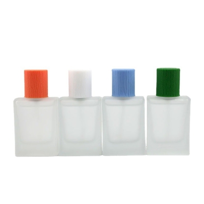 kupować Hurtowa butelka perfum Spot Przezroczysta matowa butelka perfum Ziarno drewna Pokrywa szklana Butelka perfum Podpakiet szklany online manufacture
