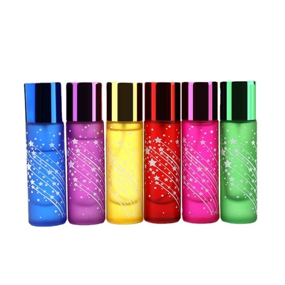 kupować Szklana butelka perfum Dzielona butelka Szklana butelka Butelka perfum luzem 30 ml Kolorowe szkło Pusta butelka perfum w sprayu online manufacture