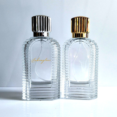 kupować Wysokiej jakości 60 ml rzeźbiona szklana butelka perfum z grubym dnem wykonana z krystalicznie białego materiału online manufacture