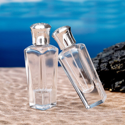 kupować 50ml 15 bagnetowa butelka perfum, grube dno, w kształcie rombu, małe kwadratowe dno, rzeźbiona zewnętrzna okładka, kosmetyki Sub Bot online manufacture