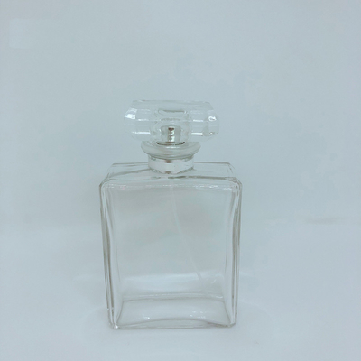 kupować 100ml nr 5 butelka perfum szklana butelka, pusta butelka, dysza bagnetowa, kwadratowa prasa, butelka na kosmetyki online manufacture