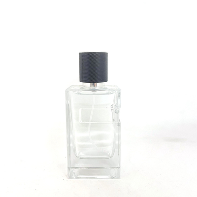 kupować Butelka perfum Szklana kwadratowa gruba dolna zatrzask na szklanej butelce Opakowanie perfum w sprayu online manufacture