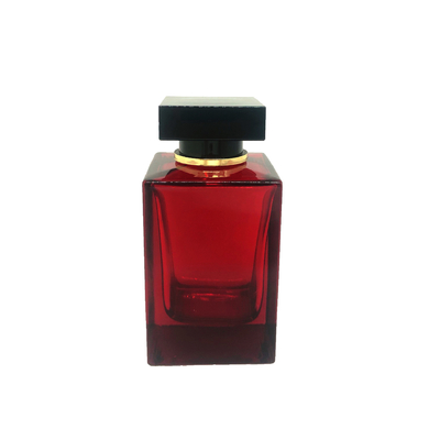 kupować 100 ml elegancka kwadratowa butelka perfum, szklana butelka, spray, opakowanie podrzędne, bagnet, pusta butelka online manufacture
