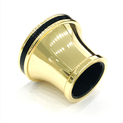 kupować Klasyczny złoty kolor z czarnymi aluminiowymi kapslami na perfumy Zamak online manufacture