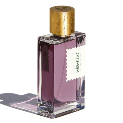 kupować Butelka na perfumy z naturalnego litego drewna ze złotym nadrukiem produkcja online