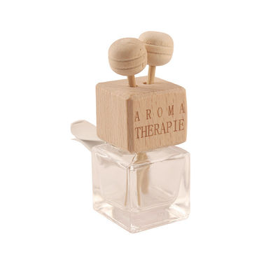 kupować Klimatyzacja samochodowa Zacisk wylotu powietrza pojazdu Kwadratowe szkło z drewnianą nasadką produkcja online