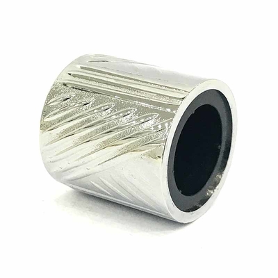 kupować Cylindryczny kształt Klasyczna chromowana nakładka na butelkę ze stopu cynku online manufacture