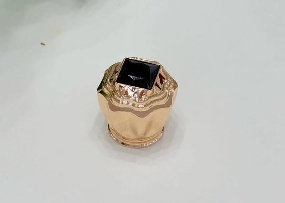 kupować Luksusowe czarne diamenty z pokrywkami Zamak Perfumy Kapsułki do eleganckich butelek z zapachami online manufacture
