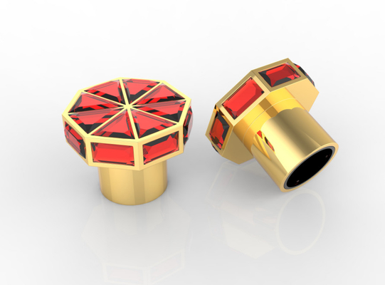 kupować Niestandardowy Diament Nowy Design Zink Alloy Perfumy Butelki Kapki dla butelek perfum online manufacture