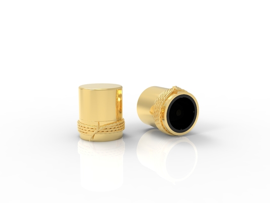 kupować Luksusowe okrągłe zakrętki perfum Zamak Zink stopu szklanego zakrętki perfum online manufacture