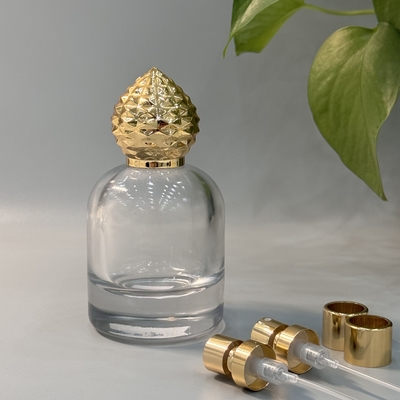 kupować Zastosowalne złoty kolor Zink stopu Zamak Czapki Perfum dla trwałego i eleganckiego opakowania zapachów online manufacture