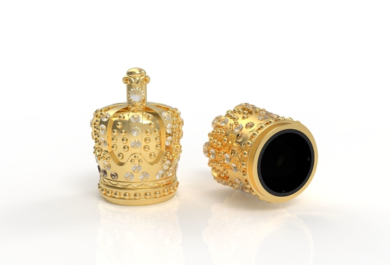 kupować Specjalistyczne luksusowe diamentowe kryształowe czapki perfum Zamak dla Twoich własnych butelek marki online manufacture