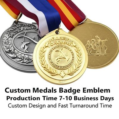kupować Custom Metal Medal with 2mm Thickness and Customized Size Featuring Letterpress Printing for Elegant Souvenirs online manufacture