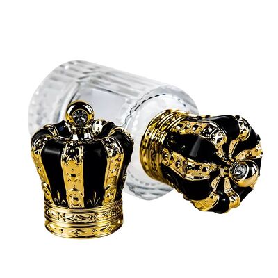 kupować Crown Zinc Alloy Perfume Cap 15mm Metal Pump Sprayer Disc Cap dla butelek Magnetyczna czapka dla butelek perfum online manufacture