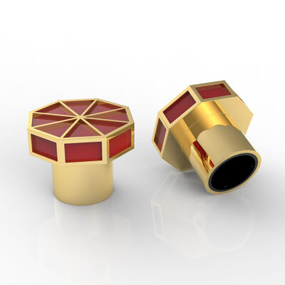 kupować Luxury Crystal T-shaped Zamak Perfume Caps Zink Alloy Glass Perfume Bottle Caps produkcja online