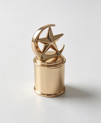 kupować Crescent & Star Zamak Perfume Cap - luksusowa złota wykończenie produkcja online