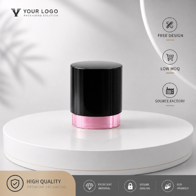 kupować Dwubarwny błyszczący Czarny Różowy Zink Stopek Cylinder Perfume Cap Custom Okrągła Metalowa Butelka Perfume Lid Dla Luksusowych Kosmetyków Szklane Butelki Perfume produkcja online