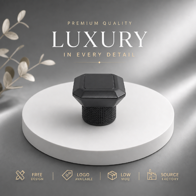kupować Zink stopu Czarny oktagon Perfume Cap Custom Filtr jedwabny Logo Kręcony metalowy butelka perfum pokrywająca dla luksusowych butelek zapachowych produkcja online