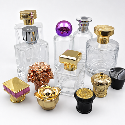 kupić Fragrance Cap FEA15 Zink Alloy Animal Floral Carved Perfume Bottle Lid Custom Logo Magnetic Perfume Bottle Cap Zink Alloy Lid produkcja online