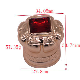 kupować Dekoracyjne diamentowe czapki Zamak Perfumy Niestandardowe kapsle na perfumy online manufacture
