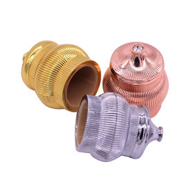 kupować Kolorowe złote nasadki zapachowe Zamak na szyjkę 15 mm, wytrzymałe magnetyczne nasadki zapachowe online manufacture