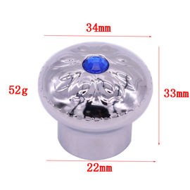 kupować 34 * 33 mm wykonane z diamentu niestandardowe nasadki perfum ze stopu cynku online manufacture