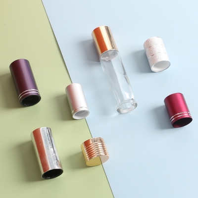kupować Matowa etykieta Śruba Dostosowana plastikowa nasadka Różowe złoto Srebro Różowe do perfum online manufacture