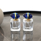Twórczej Szklanej Butelce Perfumeryjnej Z Niebieskim Kamiennym Kapslem