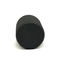 Klasyczna diamentowa powierzchnia ze stopu cynku w kształcie czarnego cylindra Metalowa nakrętka na perfumy Zamac
