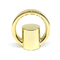 Kreatywny złoty pierścień ze stopu cynku w kształcie metalowej zakrętki na perfumy Zamac