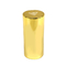 Klasyczna zakrętka do butelki perfum ze stopu cynku, złota, długa, w kształcie cylindra