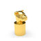 Niestandardowe kapsle na perfumy ISO 9001 z głową psa Gold Fasion